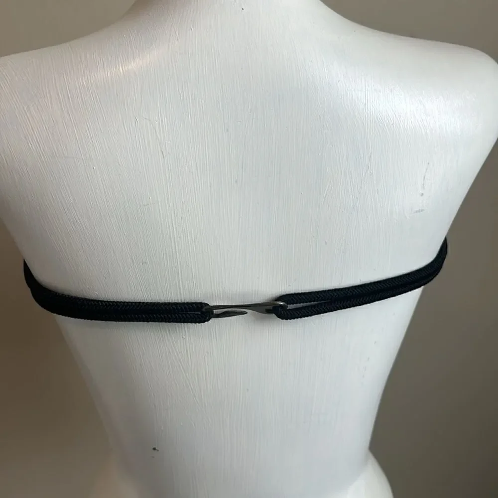 Vintage Metal/Bead/Bungee Belt Accessory 30” M
